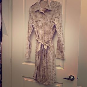 Tory Burch button down shirt dress